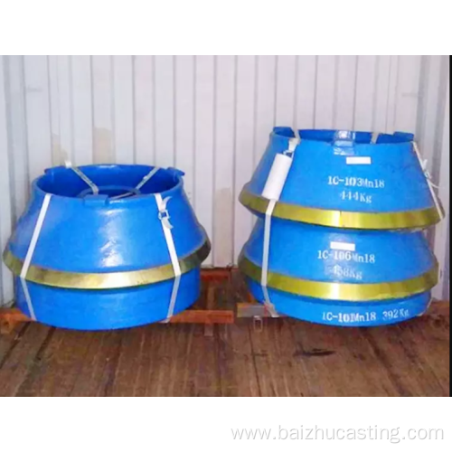 Cone Crusher Mantle and Concave Bowl Liners